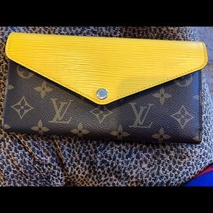 Louis Vuitton Eppi yellow monogram wallet